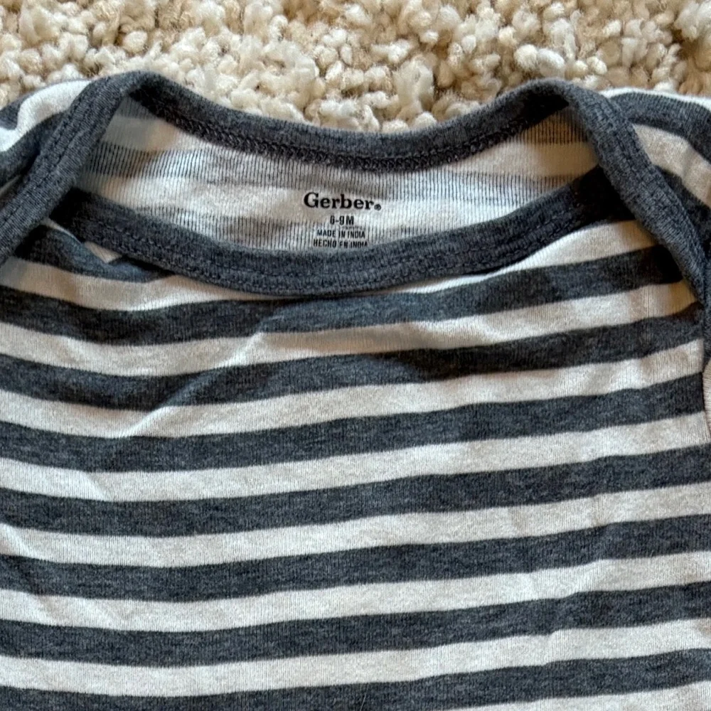 Gender Neutral Onesie Bodysuits Gray Black White “ I Laugh at Dad Jokesl” ABCs